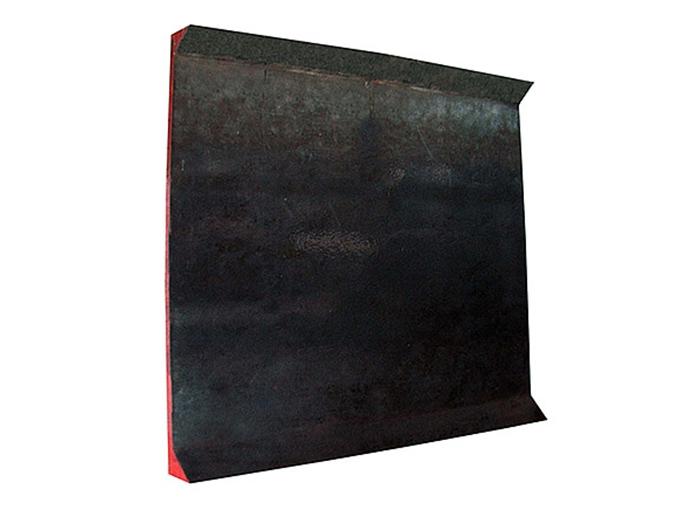 Rectangular steel mold inside